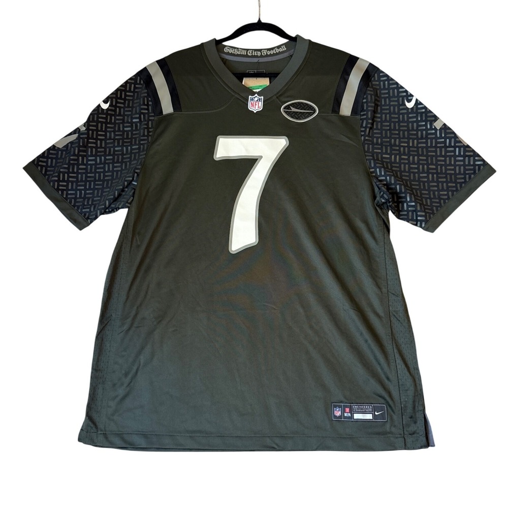 Nike Justin Fields NY Jets Jersey Men Green Gotham City Football NWT SIZE XL